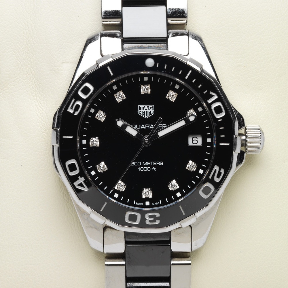 Tag Heuer Aquaracer 35 mm with diamonds (Women’s)